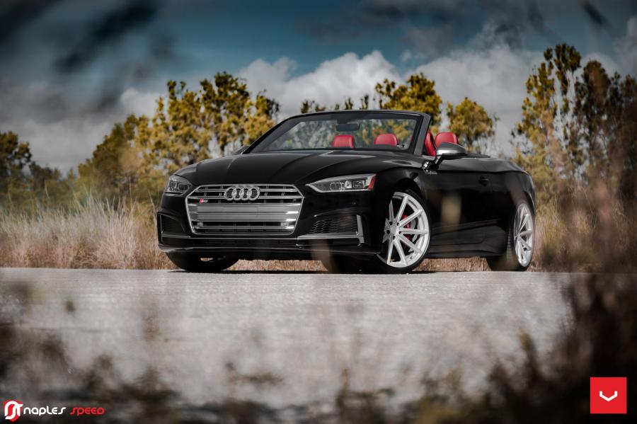  Audi S5 Cabriolet on Vossen Wheels (VFS10) 2017 года  (фото 12 из 13)